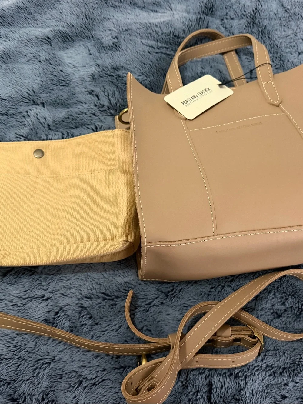 Portland Leather sleek structured